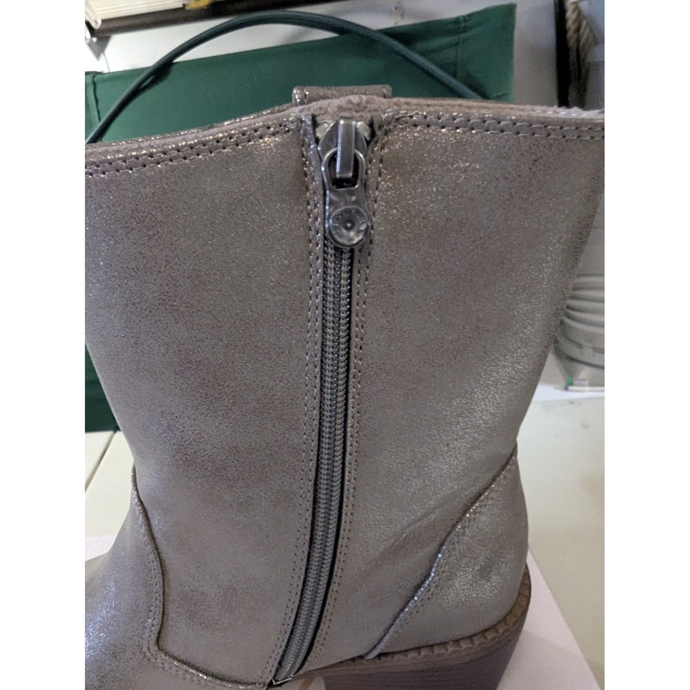 NIB Blowfish Malibu Rebel 2 Pewter Metallic Western Boots Embroidered Sz 7.5 - Picture 10 of 11